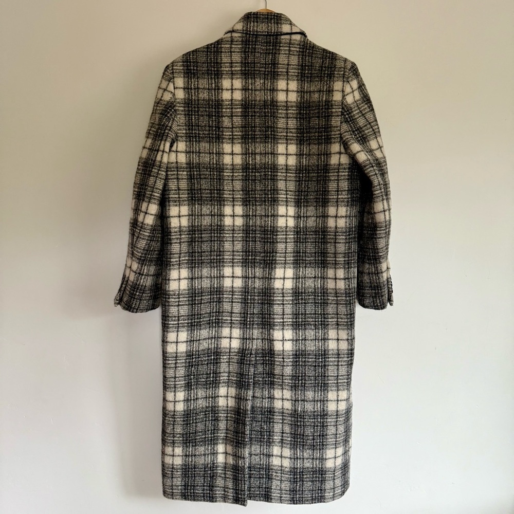 Dorothee Schumacher Checked Statement Wool Blend Coat | Size 2 | Pre-Loved - Picture 3 of 10